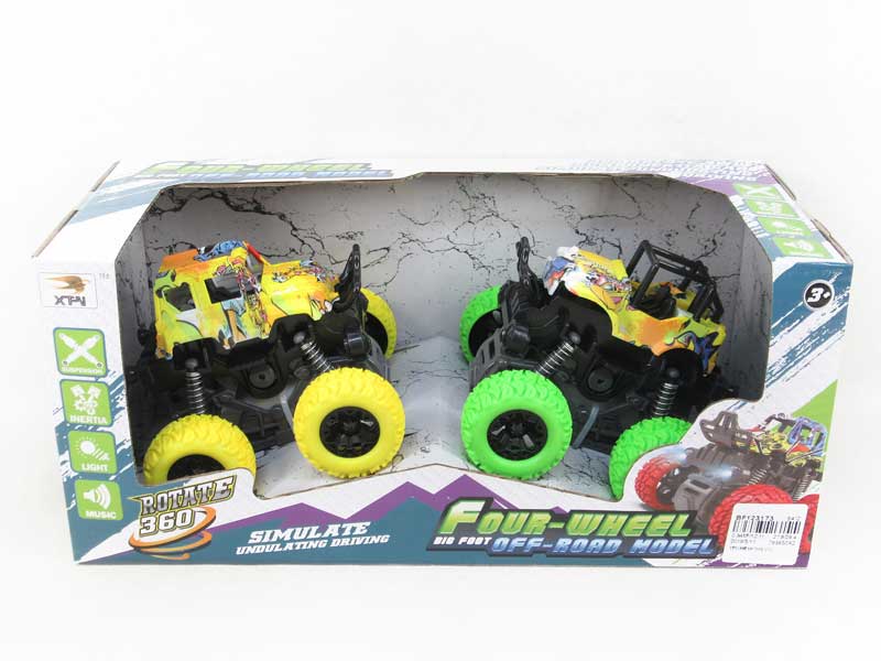 Friction Cross-country Car W/L_S(2in1) toys