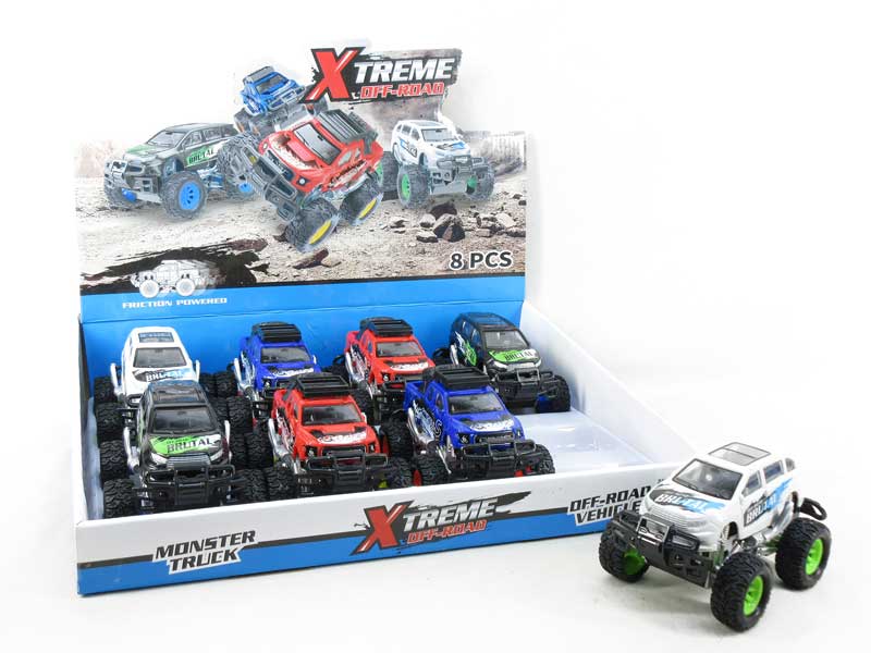 Friction Cross-country Car(8in1) toys