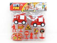 Friction Fire Engine Set(2in1)
