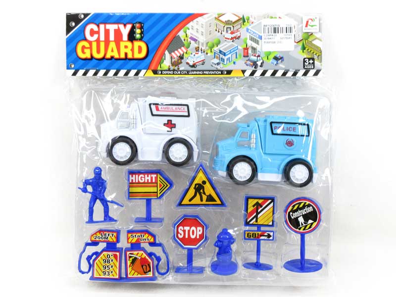 Friction Ambulance Set(2in1) toys