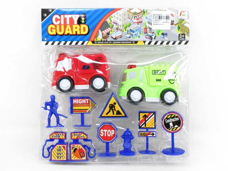 Friction Car Set W/L_M(2in1) toys