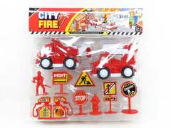 Friction Fire Engine Set(2in1)