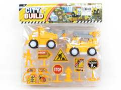 Friction Construction Car Set(2in1)
