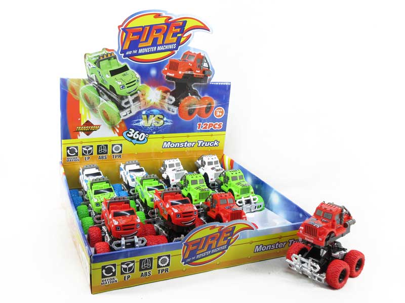 Frction Transforms Stunt  Car(12in1) toys