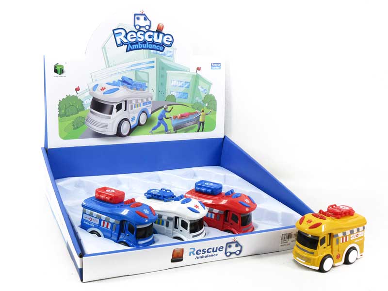 Friction Ambulance(12in1) toys