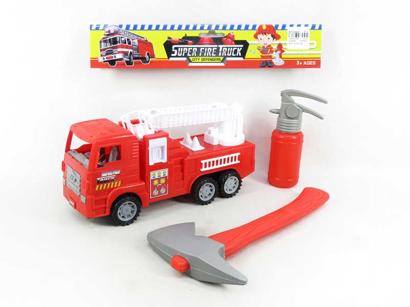 Friction  Fire Engine Set toys