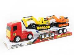 Friction Car Tow Construction Truck(2C)