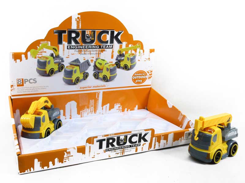 Friction Construction Truck W/L_IC(8in1) toys