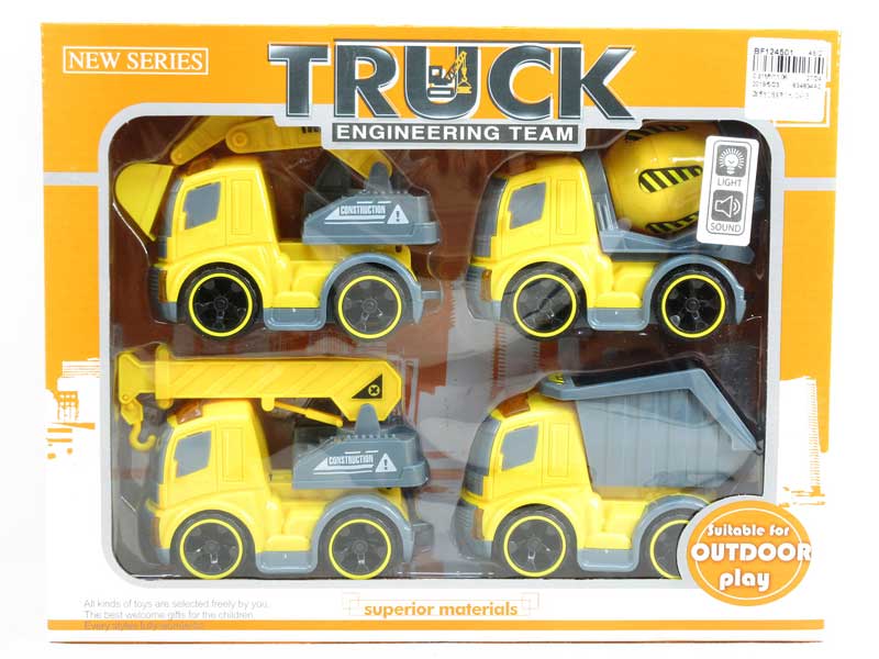 Friction Construction Truck W/L_IC(4in1) toys