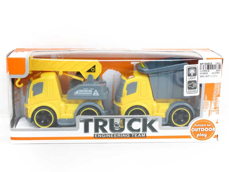 Friction Construction Truck W/L_IC(2in1) toys