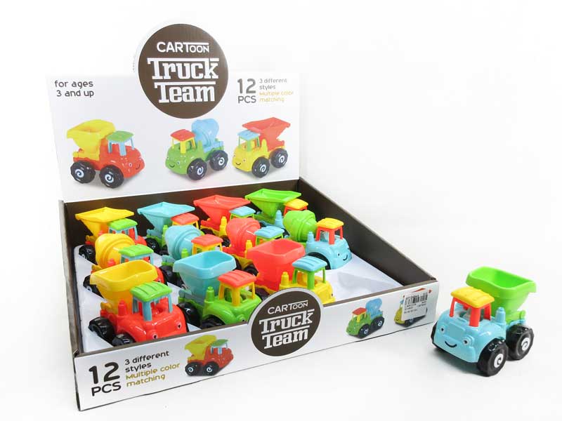 Friction Construction Truck(12pcs) toys