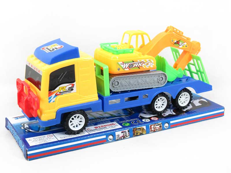 Friction TruckTow Construction Truck toys