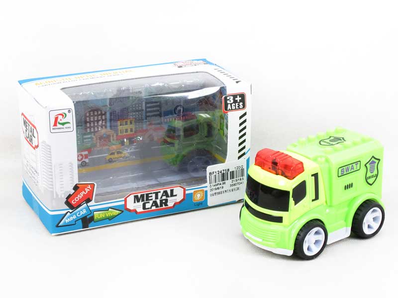 Die Cast Postal Car Friction W/L_M(2S) toys