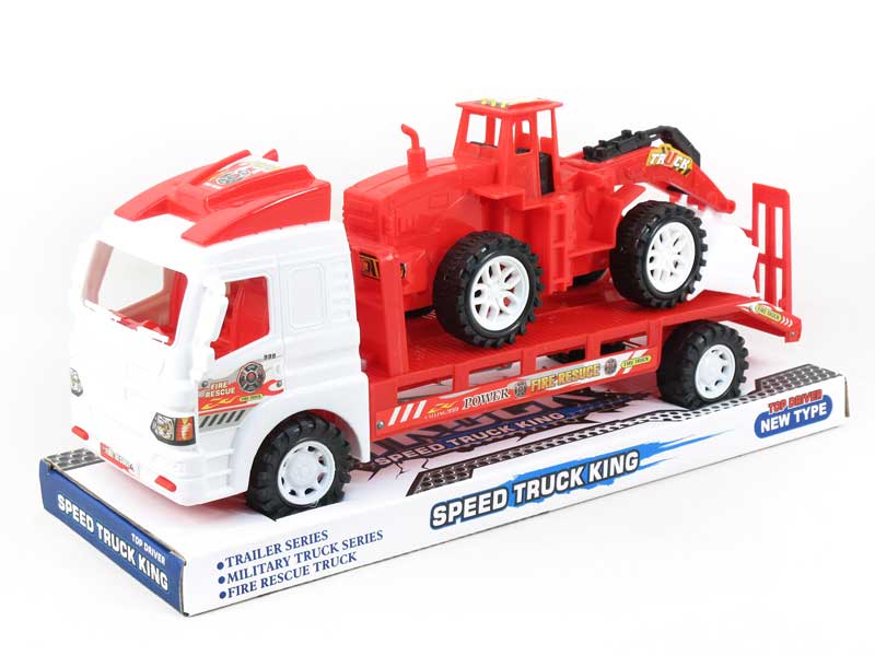 Friction Truck Tow Free Wheel Construction Truck(4S2C) toys