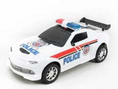 1:18 Friction Police Car