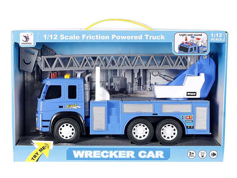 Friction Rescue Ladder Truck W/L_IC toys