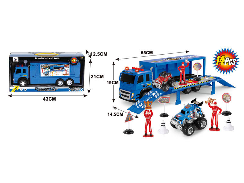 Friction Container Truck Set W/L_IC toys