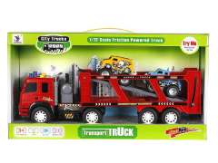Friction Truck Tow Construction Car