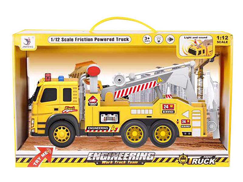Friction Construction Truck W/L_IC toys