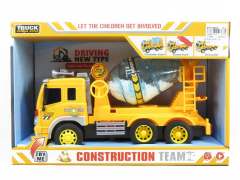 Friction Construction Truck with Light and Music Mixer Truck