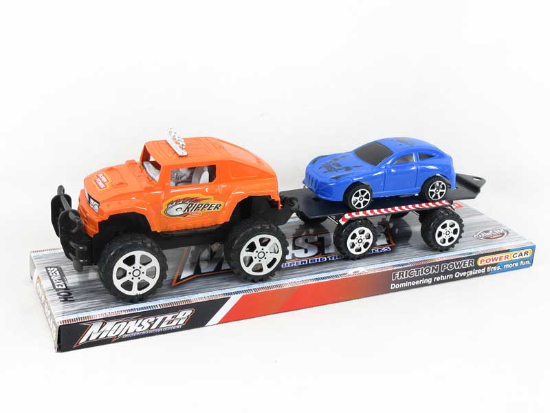 Friction Truck Tow Free Wheel Car(4S4C) toys