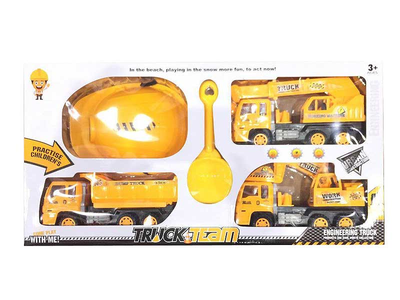 Friction Construction Truck Set(3in1) toys