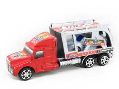 Friction Truck Tow Free Wheel Police Car(2C)