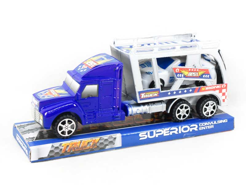 Friction Truck Tow Free Wheel Police Car(2C) toys