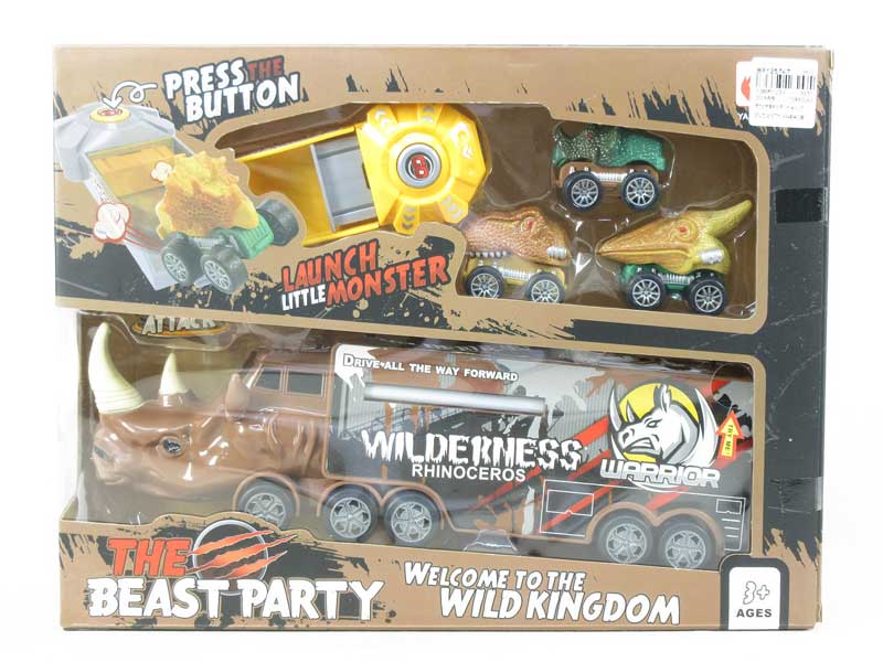 Friction Animal Car W/L_M(2C) toys