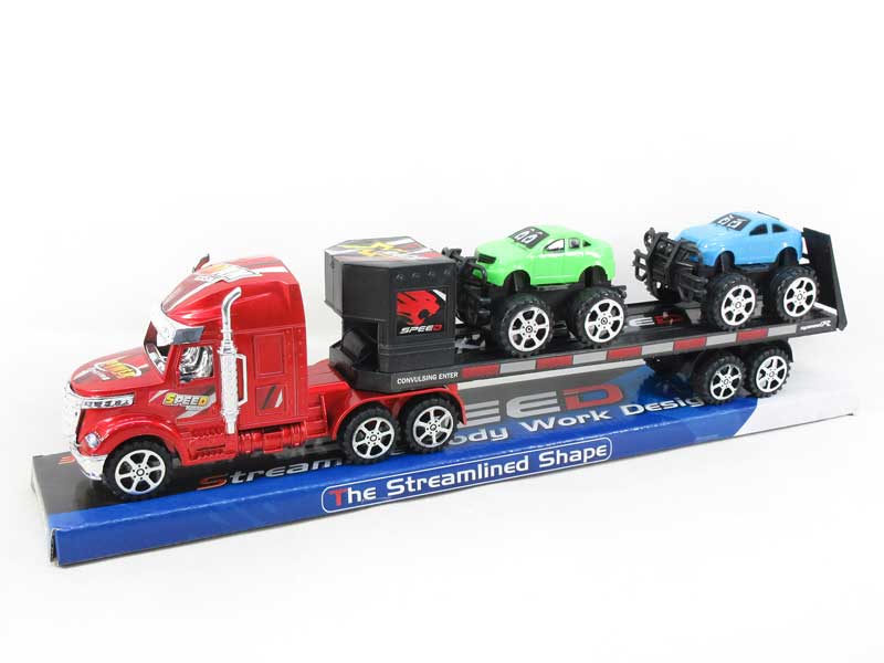 Friction Truck Tow Free Wheel Cross-country Car(4C) toys