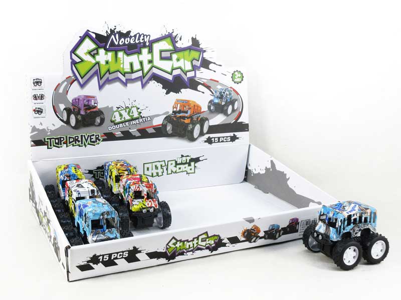 Friction Tumbling Car(15in1) toys