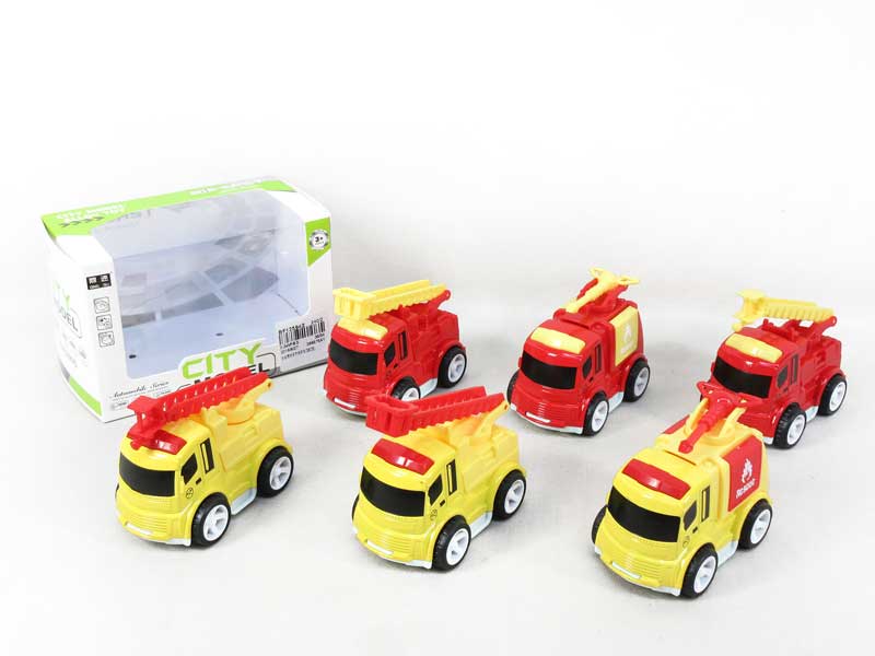 Die Cast Fire Engine Friction(3S2C) toys