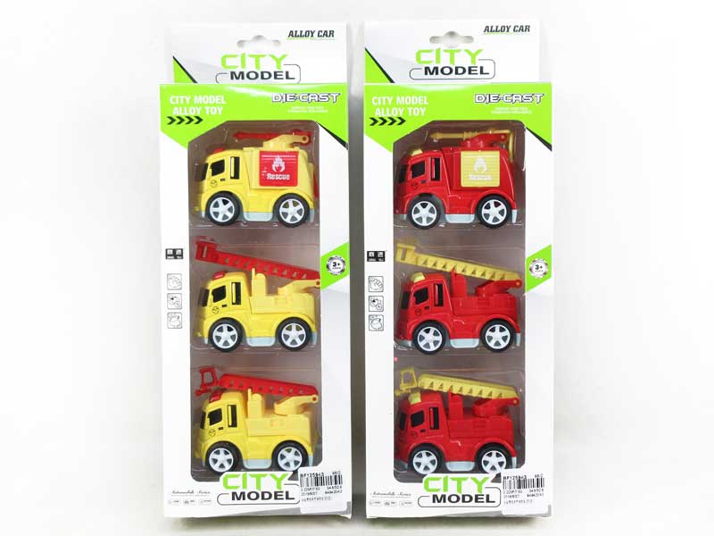Die Cast Fire Engine Friction(3in1) toys