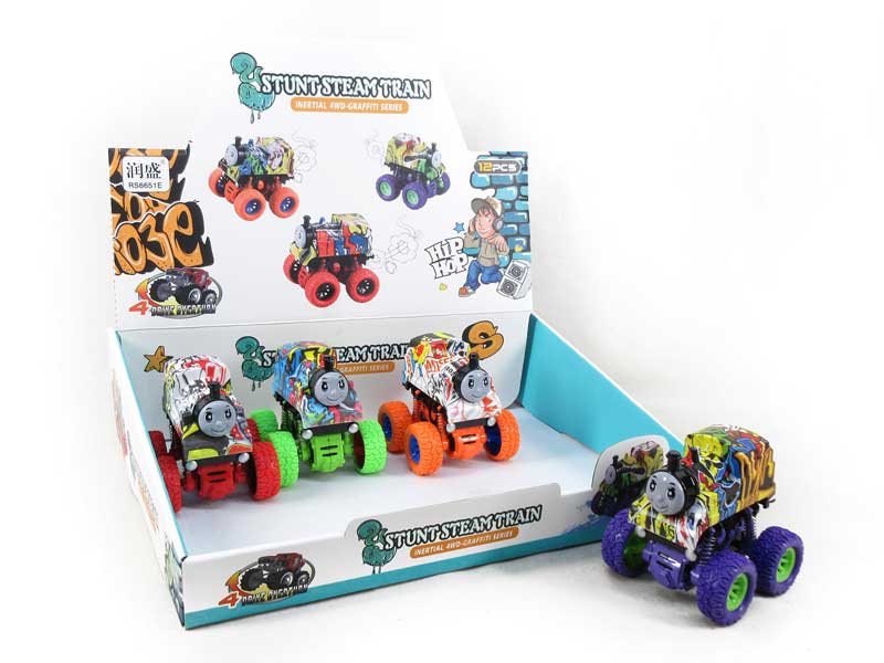 Friction Stunt Train(12in1) toys