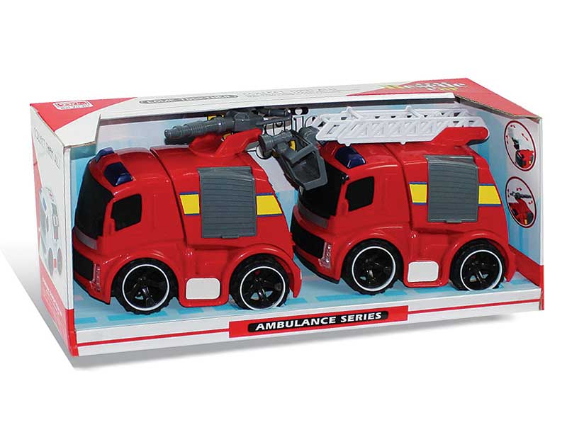 Friction Fire Engine W/L(2in1) toys