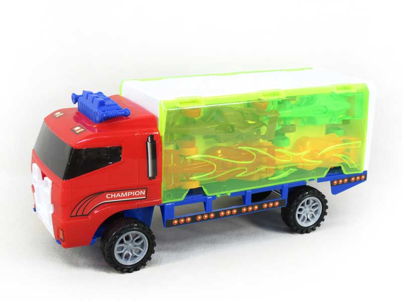 Friction Truck Tow Equuation Car(2C) toys