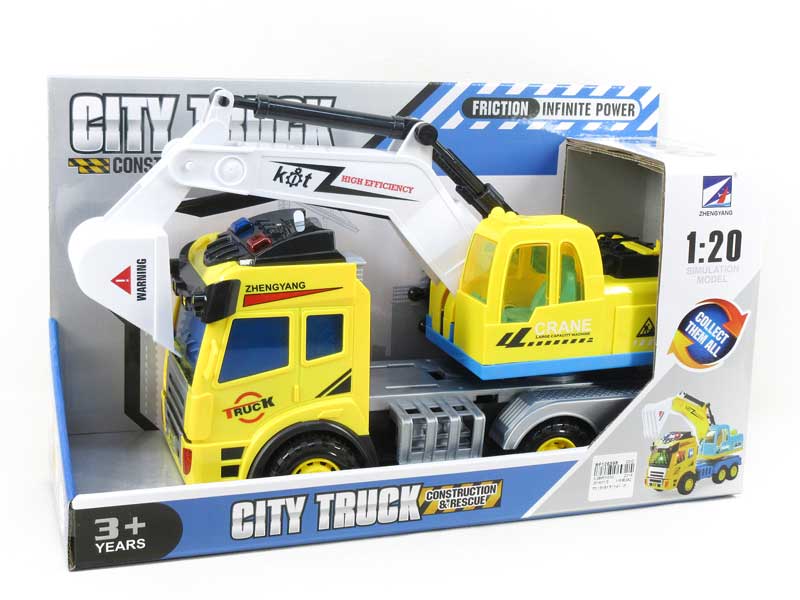 Friction Construction Truck W/L_M(2C) toys