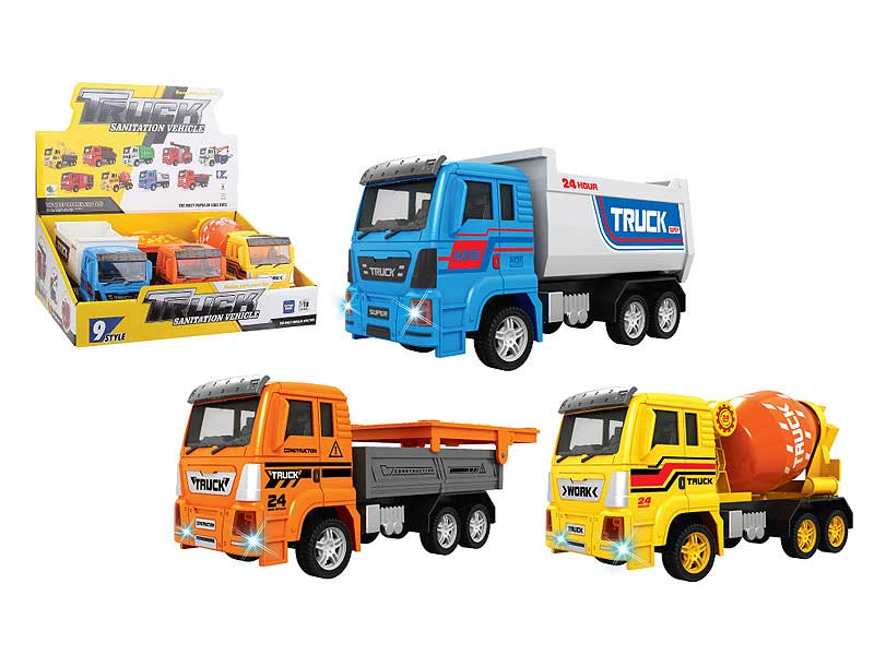Friction Construction Truck W/L_M(3in1) toys