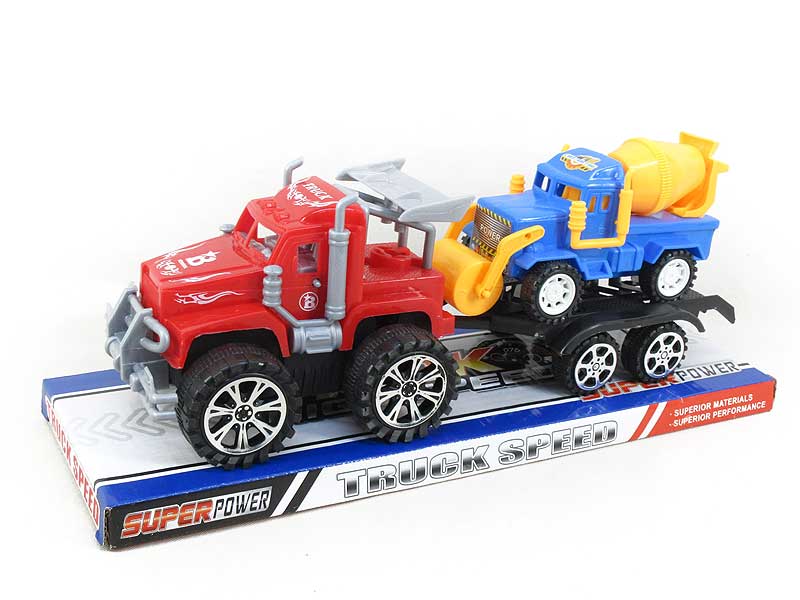 Friction Truck Tow Free Wheel Tanker(3C) toys