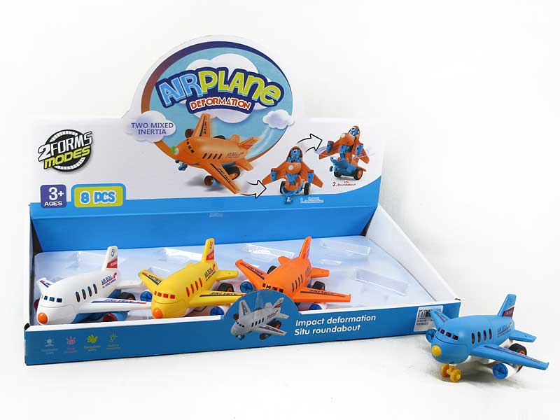 Friction Transforms Airplane(8in1) toys