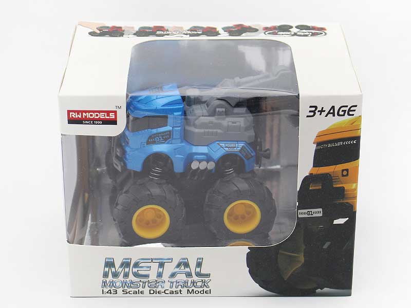 1:43 Die Cast Construction Truck Friction toys