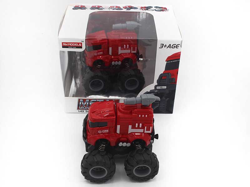 1:43 Die Cast Fire Engine Friction toys