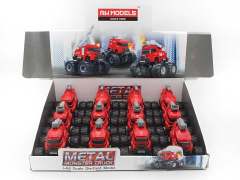 1:43 Die Cast Fire Engine Friction(12in1)