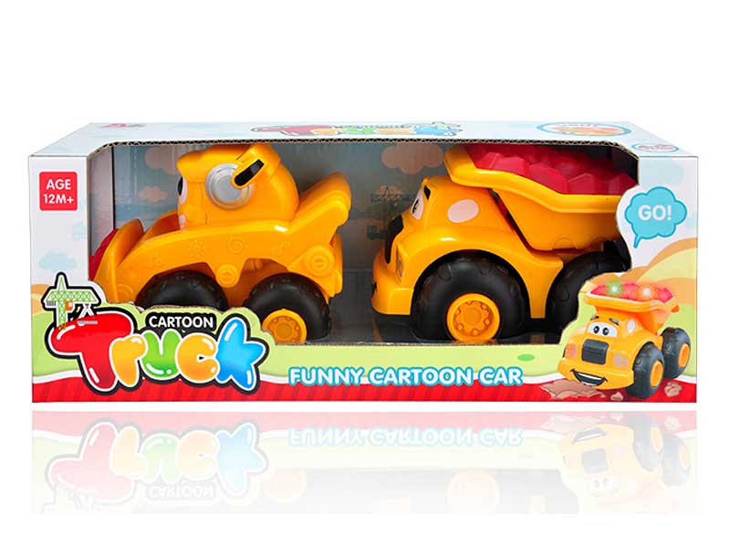 Friction Construction Truck W/L_M(2in1) toys