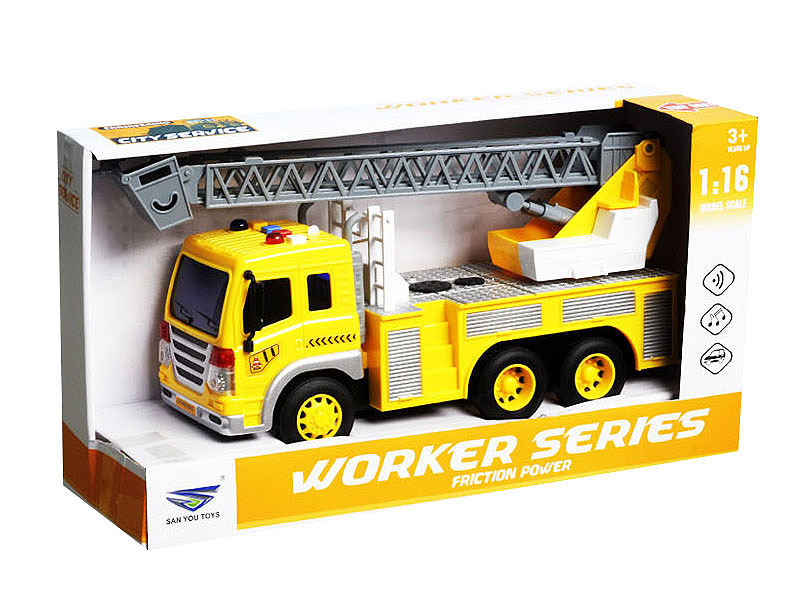 1:16 Friction Construction Truck W/L_M(2C) toys