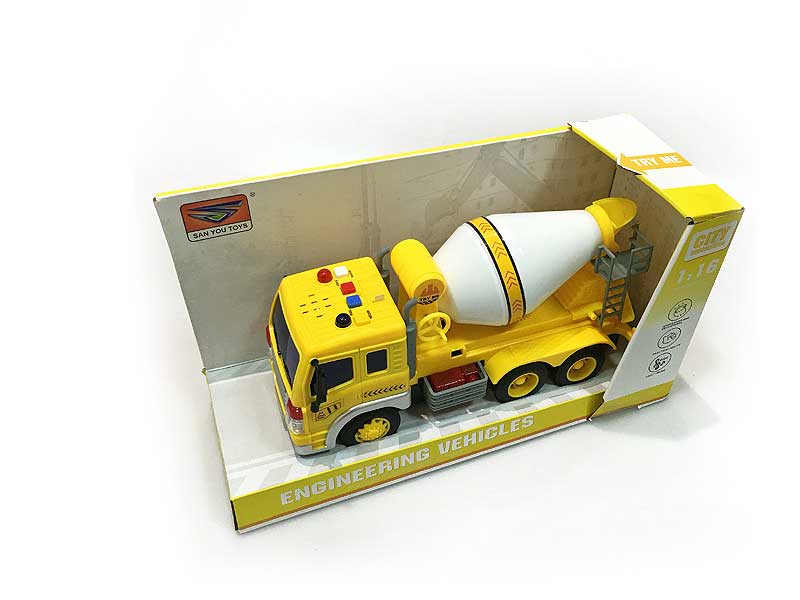 1:16 Friction Construction Truck W/L_M toys