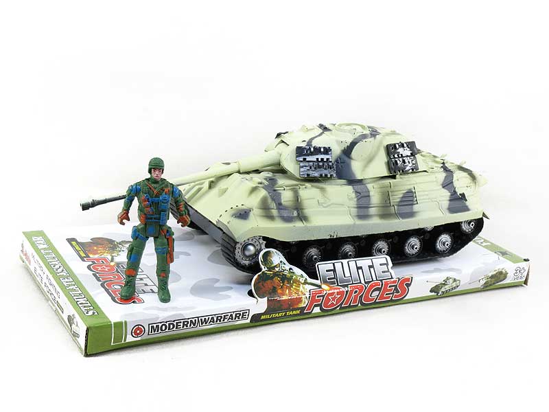 Friction Tank & Soldier(2C) toys