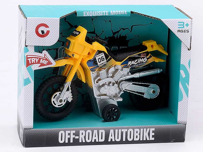 Friction Cross-country Motorcycle W/L_M(3C) toys