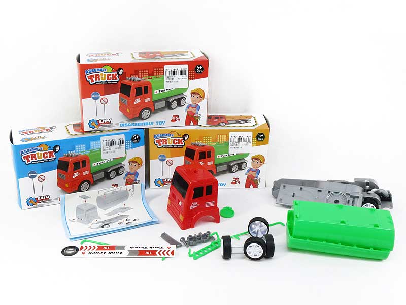 Friction Diy Construction Truck(3S) toys
