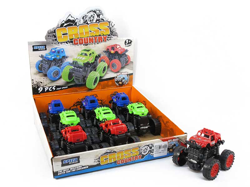 Friction Cross-country Car(9in1) toys